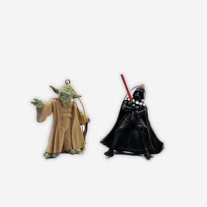 Star Wars 3D Weihnachhtsbaumanhänger Darth Vader Yoda Disney