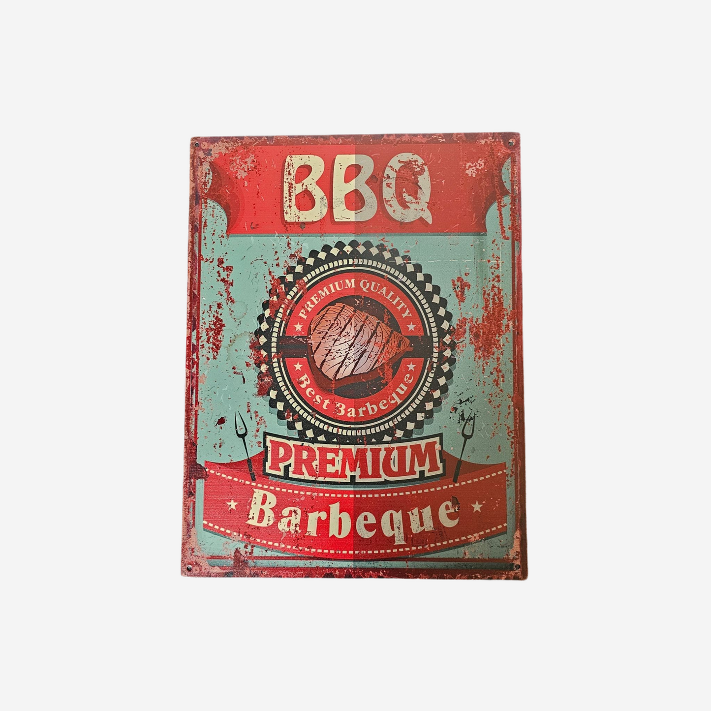 Blechschild BBQ Barbeque 25x33cm