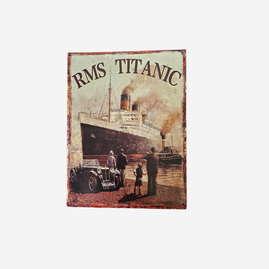 Blechschild Titanic 25x33cm