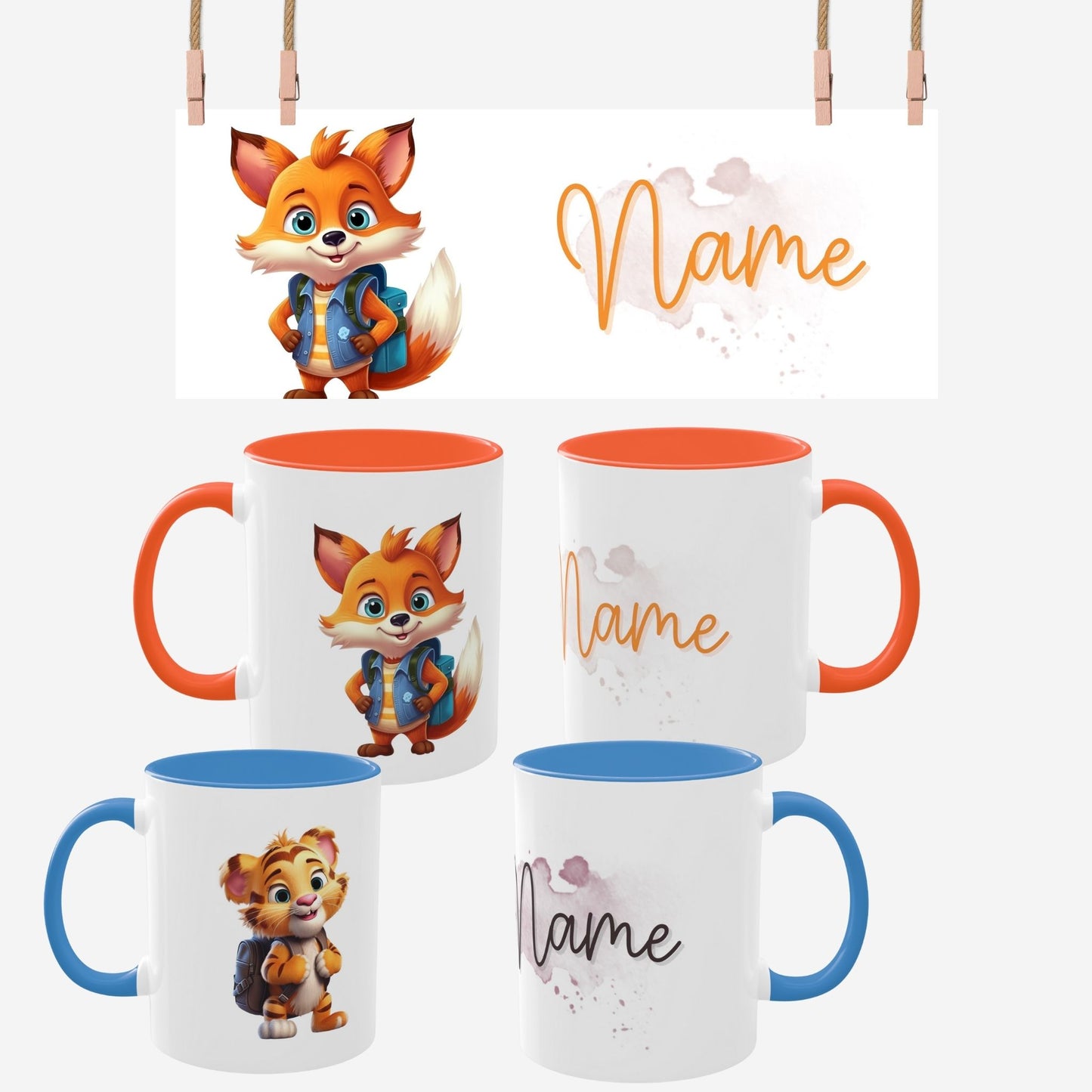 Tierisch individuelle Tasse personalisiert