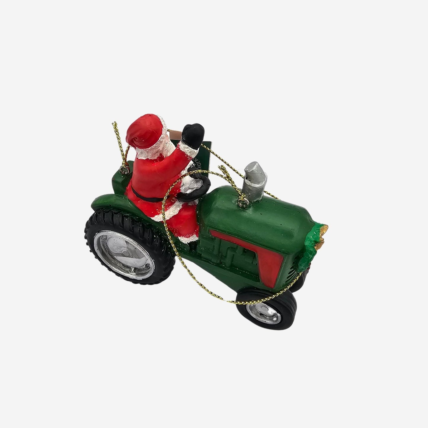 Santa Claus on Tractor Christmas Ornament/Christmas Tree Pendant Kurt S. Adler