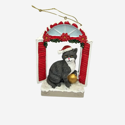 Cat sitting in the window Christmas tree pendant/Christmas ornament Kurt S. Adler