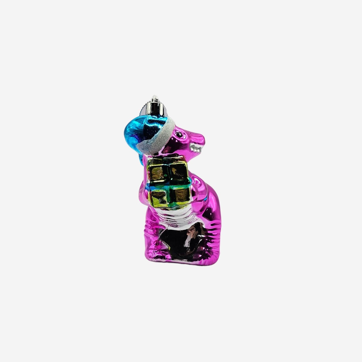 Dinosaurier Weihnachtsbaumanhänger Neon Dino Langhals Triceratops T-Rex