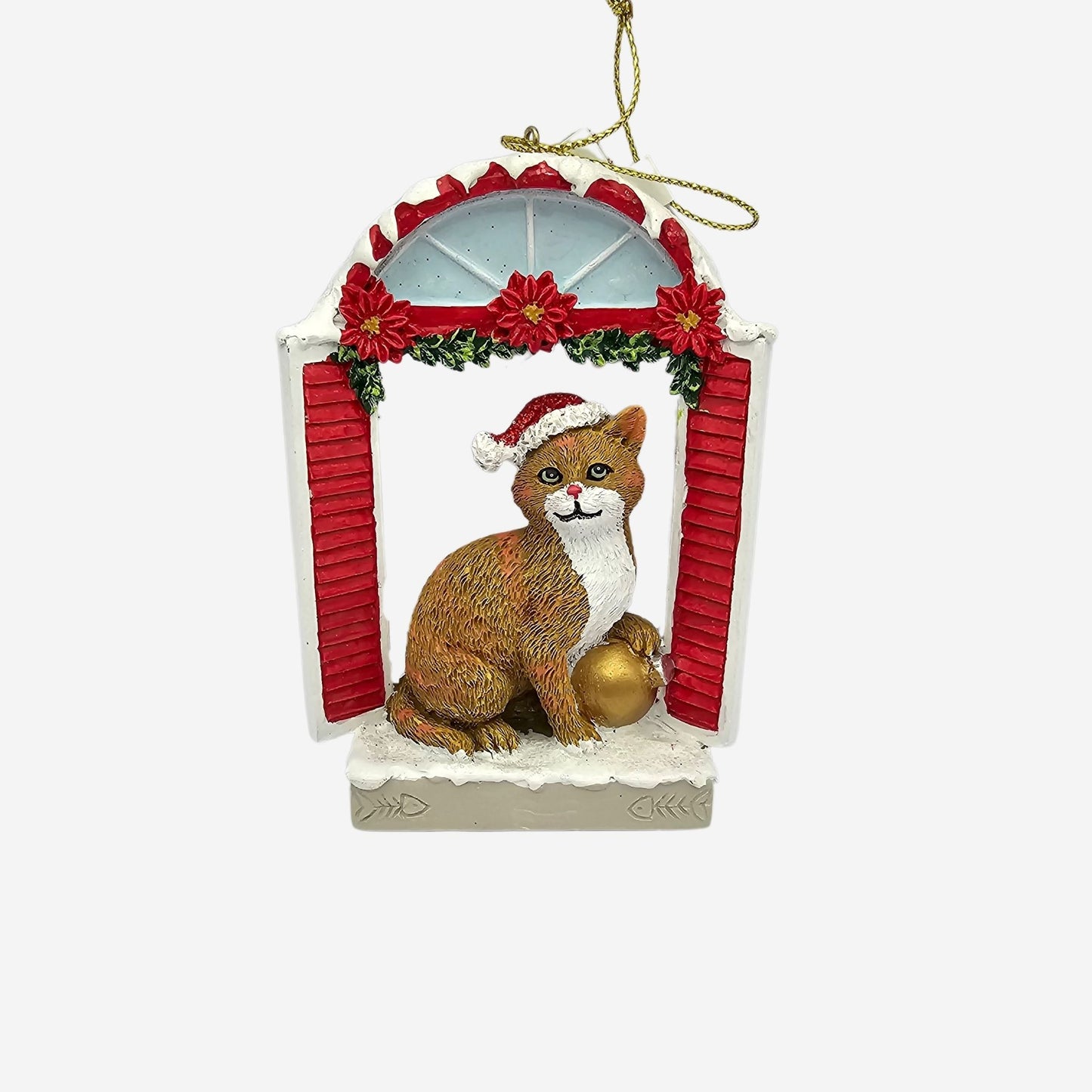 Cat sitting in the window Christmas tree pendant/Christmas ornament Kurt S. Adler