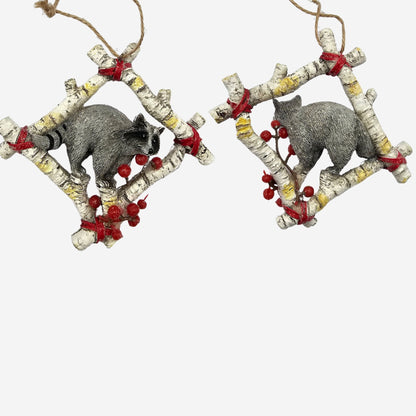 Forest animals stick frame Christmas ornaments/Christmas tree pendants Kurt S. Adler